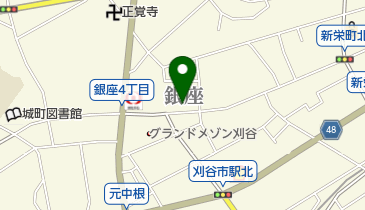 公文式刈谷銀座教室の地図画像