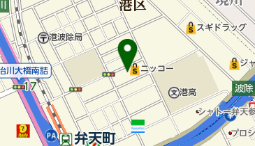 公文式波除教室の地図画像