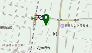 公文式天童駅前教室の地図画像