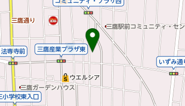 公文式三鷹駅前教室の地図画像