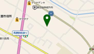 公文式三豊上高瀬教室の地図画像