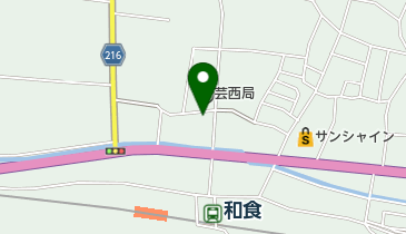 公文式芸西教室の地図画像