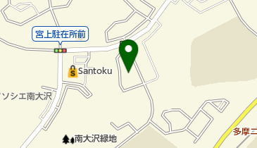 公文式南大沢5丁目中央教室の地図画像