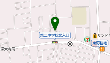 公文式深大寺教室の地図画像