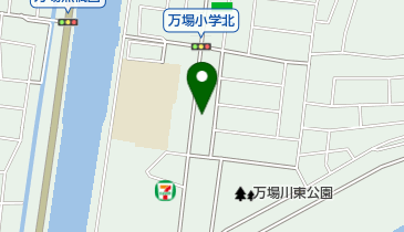 公文式万場教室の地図画像