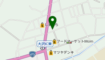 公文式大沢教室の地図画像