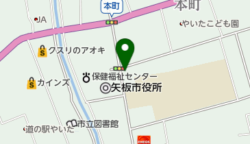 公文式矢板本町教室の地図画像