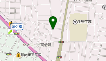 公文式生野西教室の地図画像