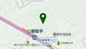 公文式新取手教室の地図画像