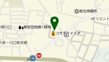 公文式道内教室の地図画像