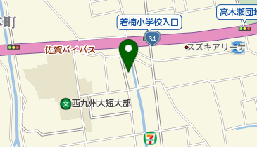 公文式佐賀若楠教室の地図画像