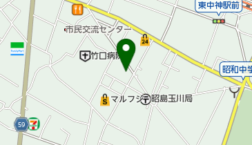 公文式東中神教室の地図画像