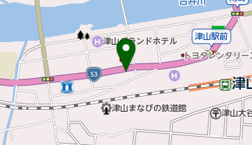 公文式津山駅前教室の地図画像