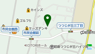 公文式つつじが丘北教室の地図画像