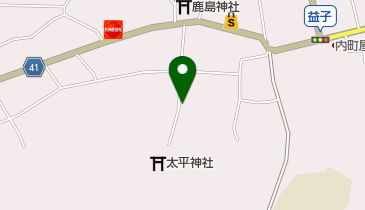 公文式益子教室の地図画像