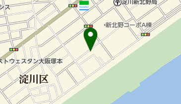公文式新北野教室の地図画像