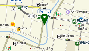 公文式熊本船場教室の地図画像