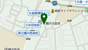 公文式西部団地東教室の地図画像