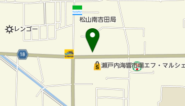 公文式松山南吉田教室の地図画像