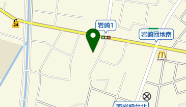 公文式岩崎西部教室の地図画像