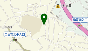 公文式二日市北教室の地図画像