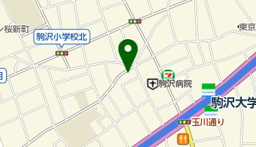 公文式駒沢教室の地図画像