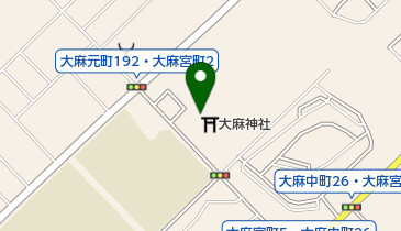 公文式大麻宮町教室の地図画像