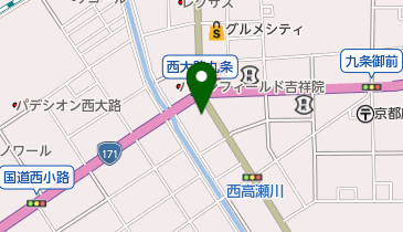 公文式西大路ガーデンハイツ教室の地図画像