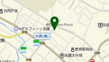 公文式名護大西教室の地図画像