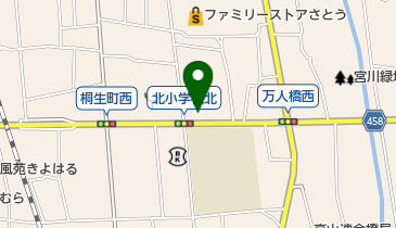 公文式桐生教室の地図画像