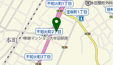 公文式大牟田不知火教室の地図画像