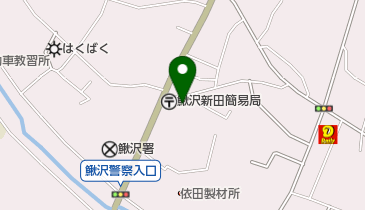 公文式鰍沢教室の地図画像