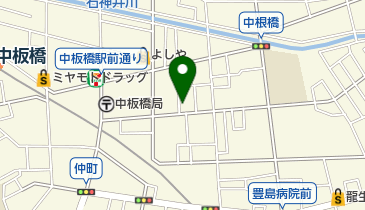 公文式中板橋教室の地図画像
