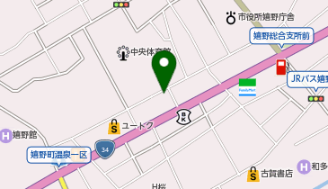 公文式嬉野教室の地図画像