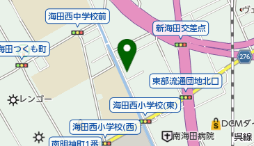 公文式西海田教室の地図画像