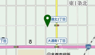 公文式名寄北教室の地図画像