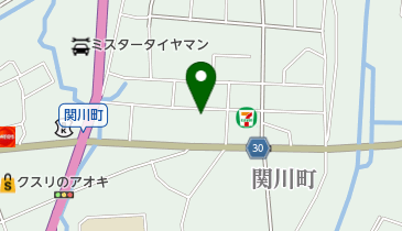 公文式関川町教室の地図画像