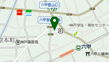 公文式六甲駅前教室の地図画像