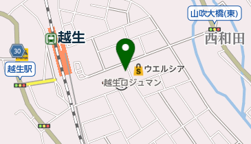 公文式越生教室の地図画像