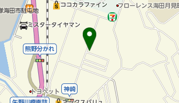 公文式矢野観音教室の地図画像