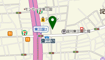 公文式新東三国教室の地図画像