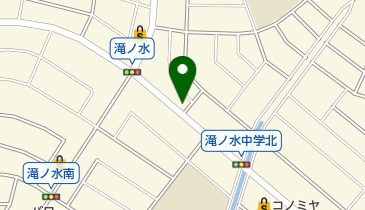 公文式滝の水教室の地図画像