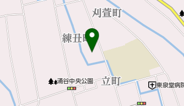 公文式涌谷中央教室の地図画像