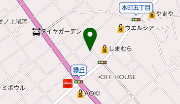 公文式本町北教室の地図画像