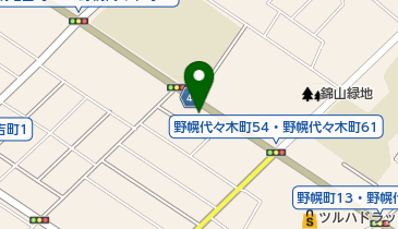 公文式野幌代々木教室の地図画像