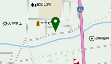 公文式天童北教室の地図画像