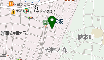 公文式天神ノ森教室の地図画像