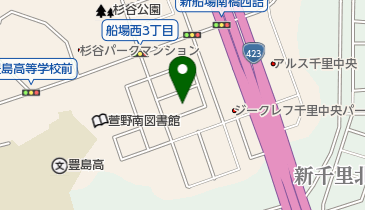 公文式ヴィーヴォ船場西教室の地図画像