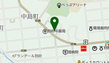 公文式別府青山教室の地図画像