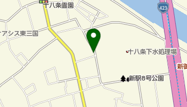 公文式淀川十八条教室の地図画像